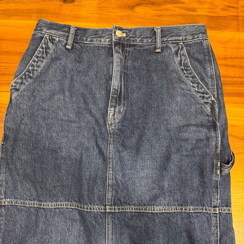 Denim Maxi Skirt